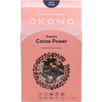 OKONO - Keto granola - pocoa Power - Coconut & cocoa