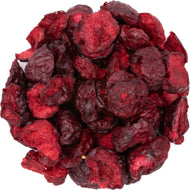 Sour cherry pieces freeze-dried