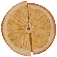 Orange slices freeze-dried