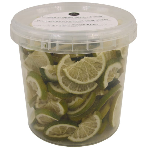 Freeze dried lime slices