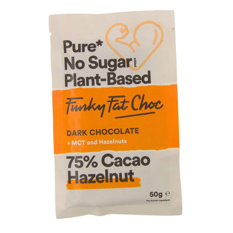Sugar-free chocolate - dark with MCT and hazelnuts