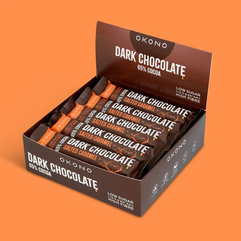 OKONO - Dark chocolate salted caramel