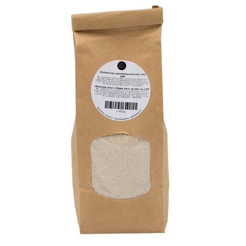 Gluten-free pancake mix with teff