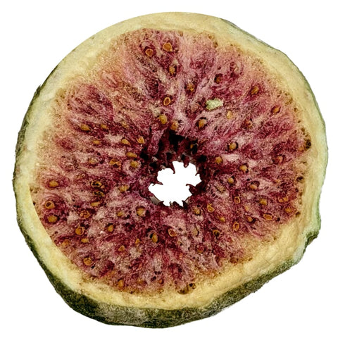 Fig slices freeze-dried