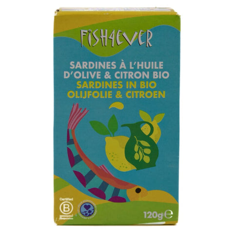 Sardines in olive oil with lemon