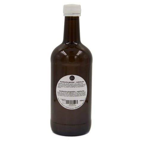 Organic Ginger-Matcha Kombucha