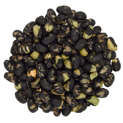 Roasted black beans