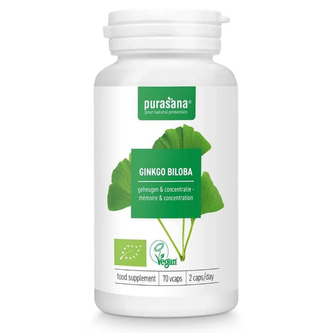 Ginkgo biloba capsules organic