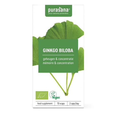 Ginkgo biloba capsules organic