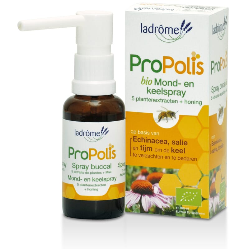 Mouth and throat spray Propolis + organic