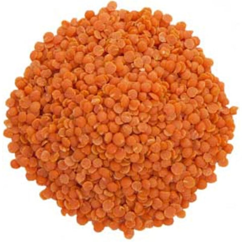 Red split lentils organic