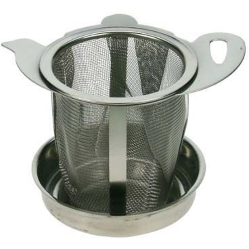 Tea filter in teapot shape