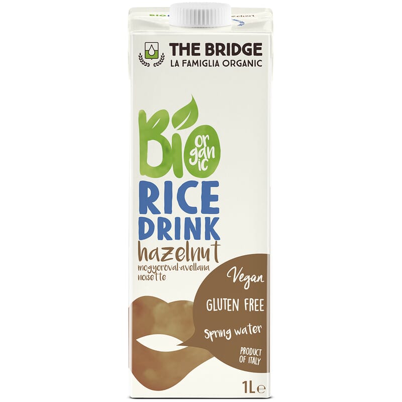 Rice drink hazelnut organc
