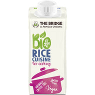 Rice cream cuisine organic