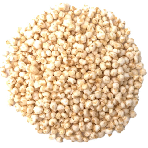 Puffed quinoa