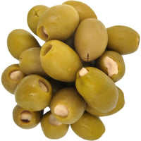 Green olives with garlic organic