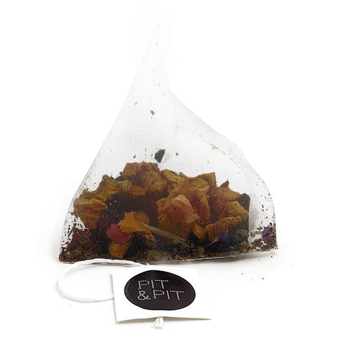 Fruit tea in teabags