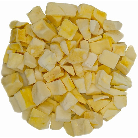 Mango pieces freeze-dried