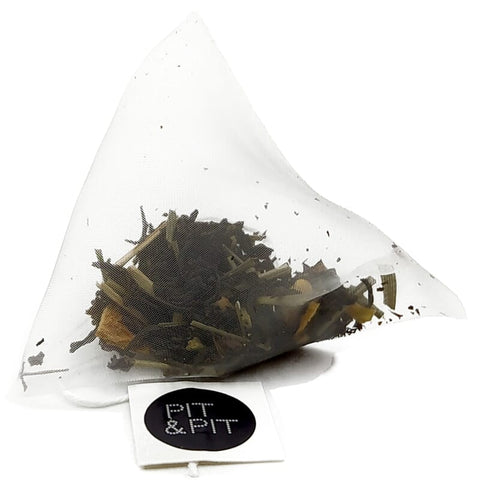 Ginger-lemon black tea in tea bags