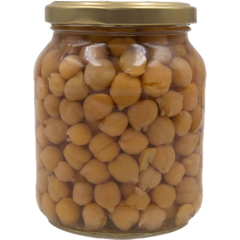 Chickpeas in jar organic