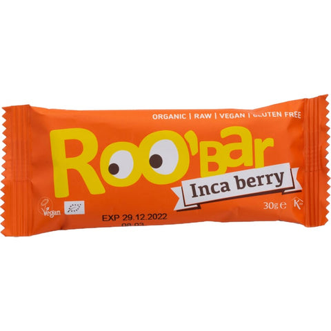 Energy bar Incaberry and orange organic