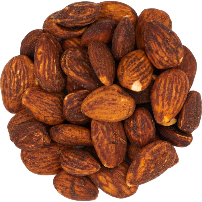 Spiced almonds organic