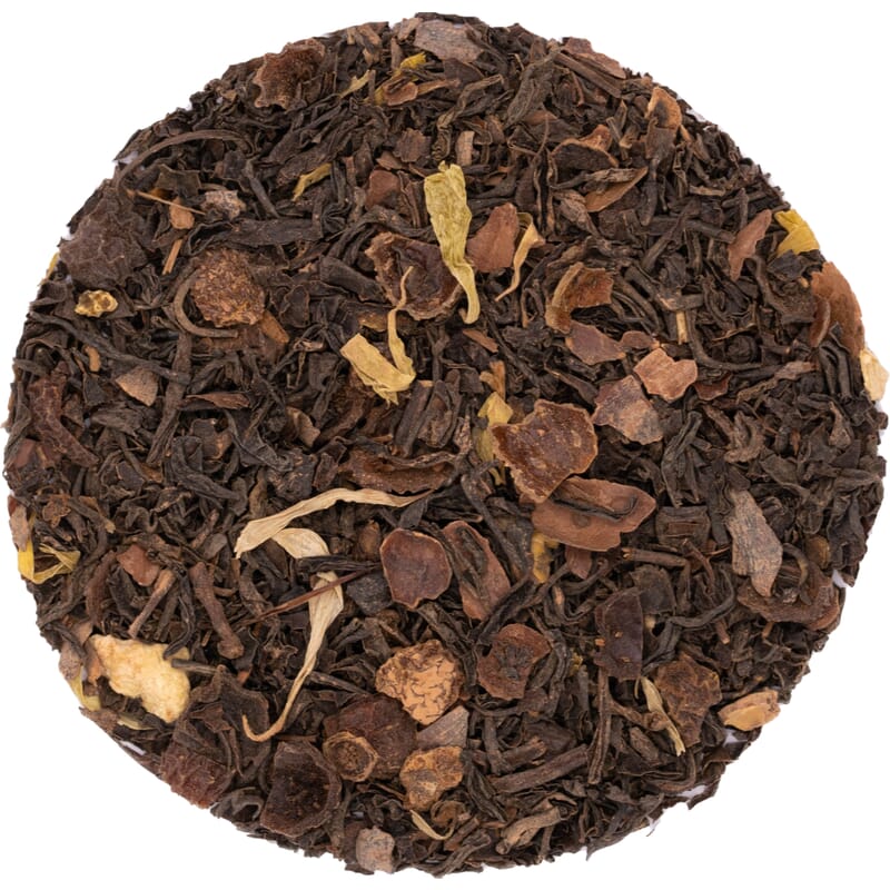 Black tea chocolate orange organic