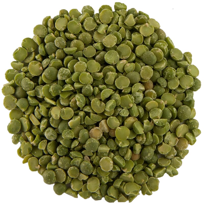 Split peas green organic